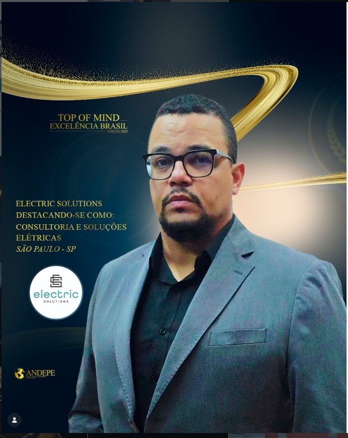 Raphael Oriques — Fundador da Electric Solutions, Prêmio Top of Mind Excelência Brasil 2025